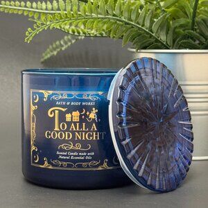 BBW To All A Good Night Bath & Body Works 3 Wick Candle